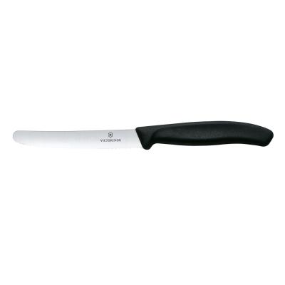 VICTORINOX 6.7833 | Nůž na rajčata, Victorinox, Černá, (L)219mm