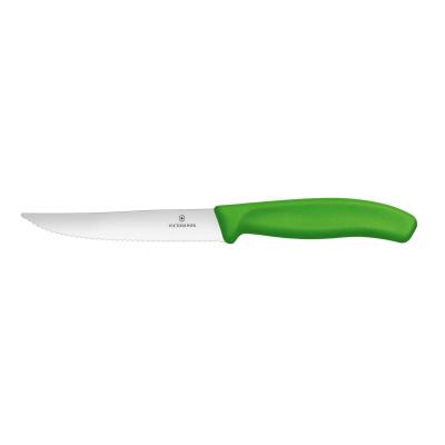 VICTORINOX 6.7936.12L4 | Nůž na steaky a pizzu, Victorinox, Zelená, (L)232mm