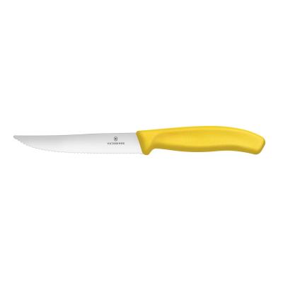 VICTORINOX 6.7936.12L8 | Nůž na steaky a pizzu, Victorinox, Žlutá, (L)232mm