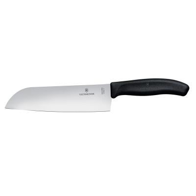 VICTORINOX 6.8503.17B | Nůž Santoku s vroubkovanou čepelí, Victorinox, Černá, (L)298mm