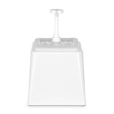 HENDI 203545 | Zásobník na omáčky s pumpičkou, HENDI, 2, 5L, Bílá