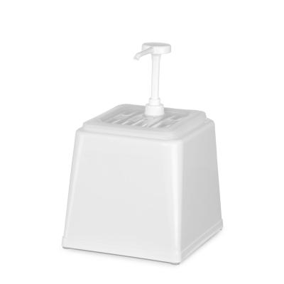 HENDI 203545 | Zásobník na omáčky s pumpičkou, HENDI, 2, 5L, Bílá