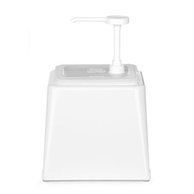 HENDI 203545 | Zásobník na omáčky s pumpičkou, HENDI, 2, 5L, Bílá