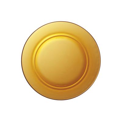 DURALEX 3007DF06E1111 | Hluboká deska LYS AMBER, Duralex, Oranžový, ⌀195x(H)35mm