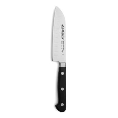 ARCOS 226900 | Nůž Santoku s ostřím Granton, řada ÓPERA, Arcos, Černá, (L)262mm