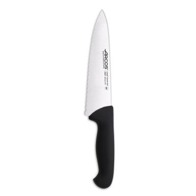 ARCOS 292115 | Kuchařský nůž, vroubkovaný, řada 2900, Arcos, Černá, (L)333mm
