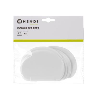 HENDI 554142 | Stěrka na těsto, půlkulatá – sada 6 kusů, HENDI, 6 ks
