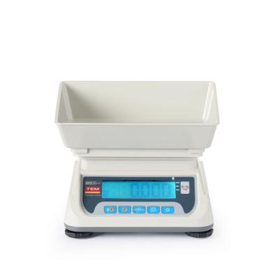 TEM TEKO+LCD15T-P1 | Kuchyňská váha LCD s certifikací, řada ECO+, TEM