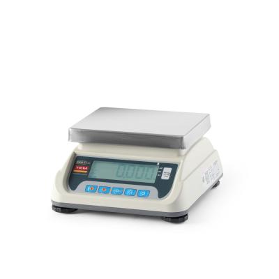 TEM TEKO+LCD15C-P1-B1 | Obchodní váha s LCD displejem s portem RS232 a legalizací, řada ECO+, TEM