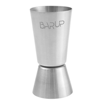 BARUP 597057 | Odměrka Jigger 20/40 ml, BarUp, Stříbrná, ⌀40x(H)80mm, Kulatý