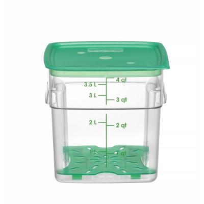 CAMBRO 4SFSPROCW135 | Nádoba na potraviny CamSquares Fresh Pro, Cambro, 3, 8L, Průhledná