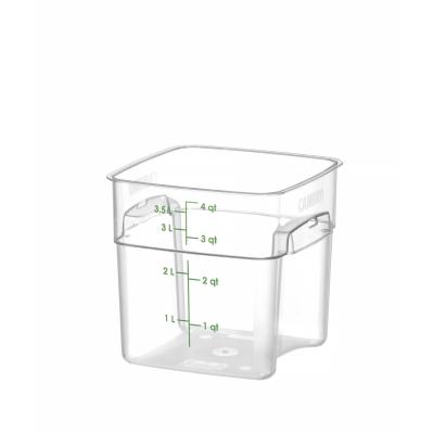 CAMBRO 4SFSPROCW135 | Nádoba na potraviny CamSquares Fresh Pro, Cambro, 3, 8L, Průhledná