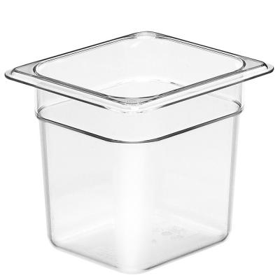 CAMBRO 66CW135 | Nádoba Camwear GN 1/6 z polykarbonátu, Cambro, GN 1/6, 2, 2L, Průhledná
