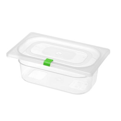 HENDI 880678 | Polypropylenové klipy HACCP pro kontejnery GN, HENDI, Zelená, 12 ks
