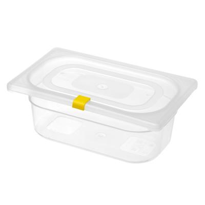 HENDI 880685 | Polypropylenové klipy HACCP pro kontejnery GN, HENDI, Žlutá, 12 ks