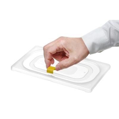 HENDI 880685 | Polypropylenové klipy HACCP pro kontejnery GN, HENDI, Žlutá, 12 ks