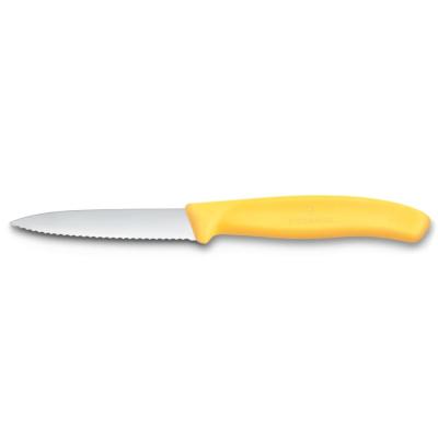 VICTORINOX 6.7638.C1 | Nůž na zeleninu, zoubkovaný, Victorinox, Žlutá, (L)190mm