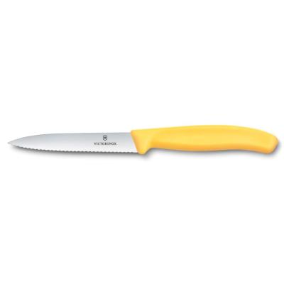 VICTORINOX 6.7738.C1 | Nůž na zeleninu, zoubkovaný, Victorinox, Žlutá, (L)212mm
