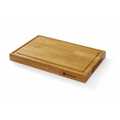 Dubová servírovací deska, HENDI, 420x280x(H)40mm | 505489