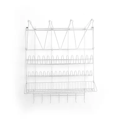 Nástěnná police nejen na plnící sáčky, HENDI, 500x360x(H)560mm | 550113