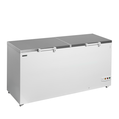TEFCOLD 72451 | Mraznička na zmrzlinu plné víko, nerez | FR606S SL