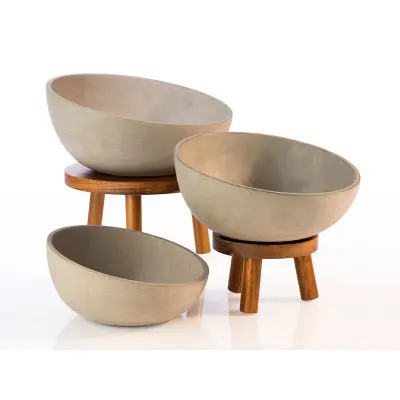 Betonová mísa, APS, 1,7L, 260x(H)130mm | 566275