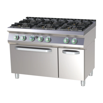 RM Gastro SPT 7120/21 G | Sporák plynový s plynovou troubou