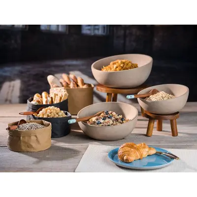 Betonová mísa, APS, 1,7L, 260x(H)130mm | 566275