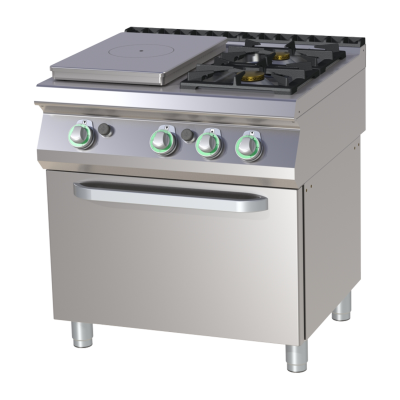 RM Gastro STPST 780/21 G | Sporák tálový plynový s troubou