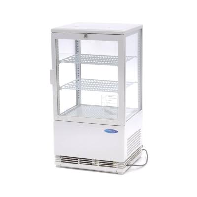 MAXIMA 09400800 | Chladnička s vitrínou 43 cm - 58 l - bílá