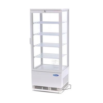 MAXIMA 09400810 | Chladnička s vitrínou 43 cm - 98 l - bílá