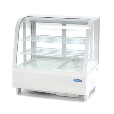 MAXIMA 09400836 | Chladnička s vitrínou 68 cm - 100 l - bílá