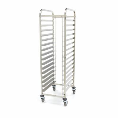 MAXIMA 09300548 | Vozík na podnosy Bakerynorm - vhodný pro 16 podnosů - 60 x 40 cm