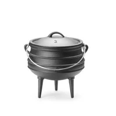 Litinový hrnec, HENDI, Černá, 245x(H)280mm | 629291