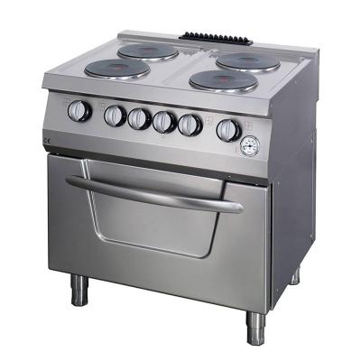 MAXIMA 09394997 | Sporák pro vysoké zatížení - 4 hořáky - elektrický - dvojitá jednotka - hloubka 70 cm