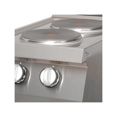 MAXIMA 09395001 | Silný sporák - 2 hořáky - elektrický - jednoplotýnkový - hloubka 70 cm