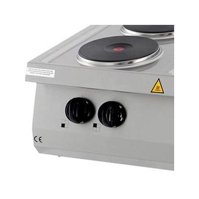 MAXIMA 09394998 | Silný sporák - 4 hořáky - elektrický - dvojitá jednotka - hloubka 70 cm