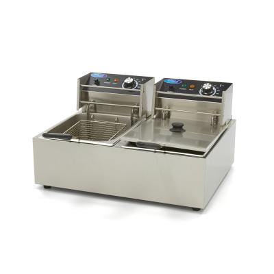 MAXIMA 09364951 | Fritéza – 2 x 6 l – 2 koše – až 2,4 kg hranolků