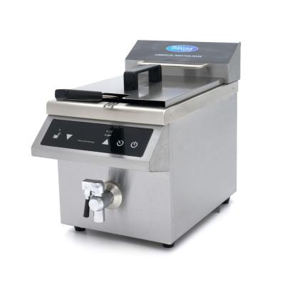 MAXIMA 09371090 | Fritéza - 8 l - 1 koš - indukční - s vypouštěcím kohoutkem