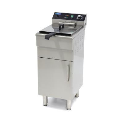 MAXIMA 09365155 | Fritéza - 16 l - 1 koš - s vypouštěcím kohoutem a stojanem - 400 V