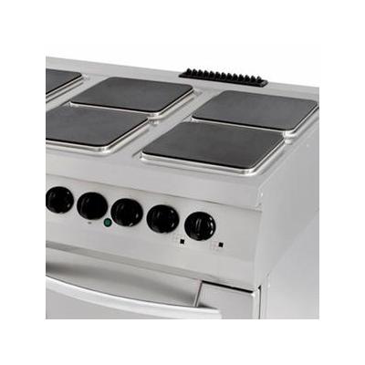 MAXIMA 09398526 | Sporák Premium - 6 hořáků - elektrický - tříplotýnkový - s troubou - hloubka 90 cm