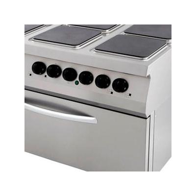 MAXIMA 09398527 | Sporák Premium - 6 hořáků - elektrický - tříplotýnkový - s širokou troubou - hloubka 90 cm