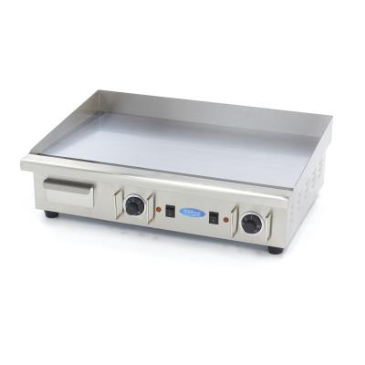 MAXIMA 09365164 | Grilovací pánev hladká 73 cm - chromová deska - 400 V