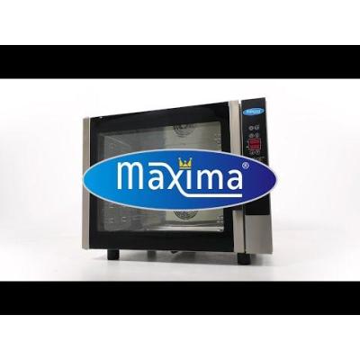 MAXIMA 08500209 | Kombinovaná parní Trouba - vhodná pro 6 Zásobníky (1/1 GN / 60 x 40 cm) - Digitální Displej - 400V