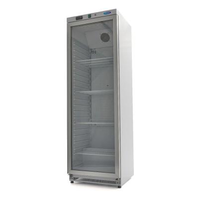 MAXIMA 09405018 | Chladnička - 400 l - bílá - se skleněnými dveřmi