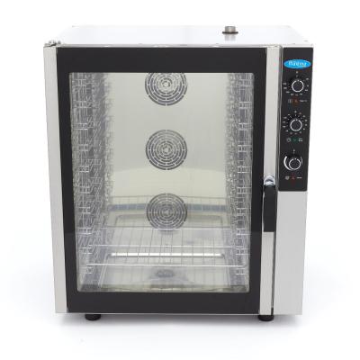 MAXIMA 08500207 | Kombinovaná parní Trouba - vhodná pro 10 Zásobníky (1/1 GN / 60 x 40 cm) - Analogová - 400V