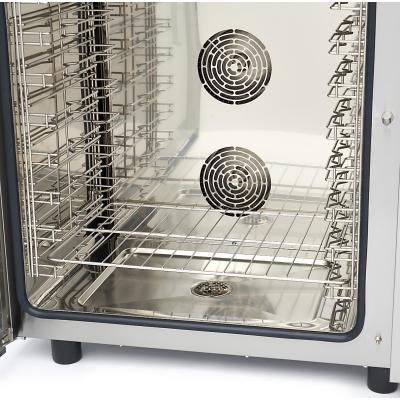 MAXIMA 08500207 | Kombinovaná parní Trouba - vhodná pro 10 Zásobníky (1/1 GN / 60 x 40 cm) - Analogová - 400V