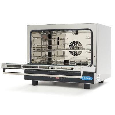 MAXIMA 08500203 | Kombinovaná parní Trouba - vhodná pro 4 Zásobníky (1/1 GN / 60 x 40 cm) - Digitální Displej - 400V