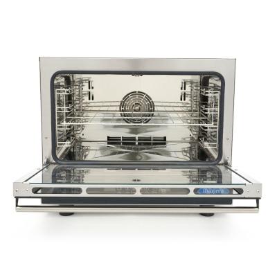 MAXIMA 08500203 | Kombinovaná parní Trouba - vhodná pro 4 Zásobníky (1/1 GN / 60 x 40 cm) - Digitální Displej - 400V