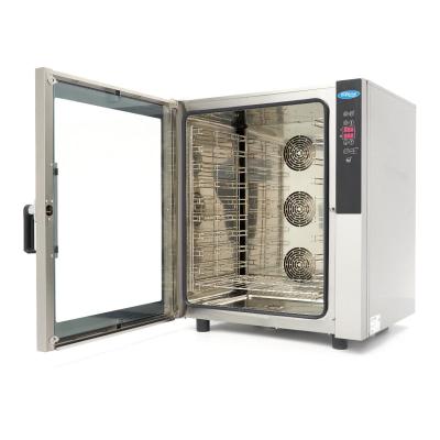 MAXIMA 08500210 | Kombinovaná parní Trouba - vhodná pro 10 Zásobníky (1/1 GN / 60 x 40 cm) - Digitální Displej - 400V